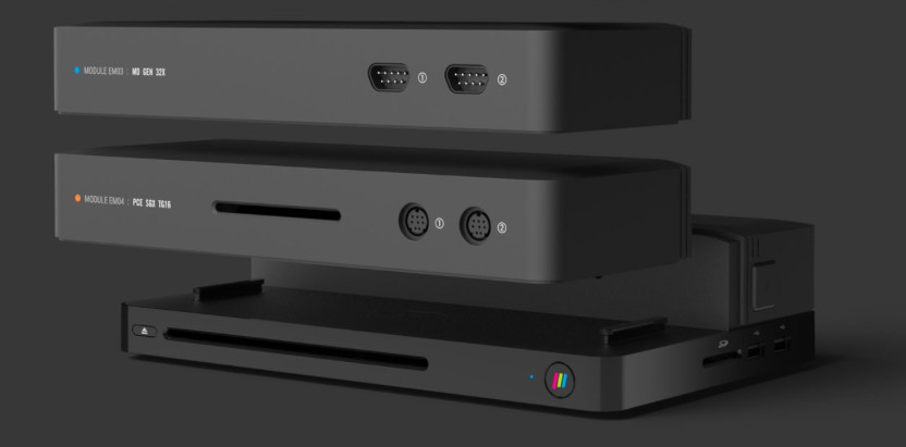 O RetroBlox, console retrô modular, mudou de nome e agora se chama POLYMEGA
