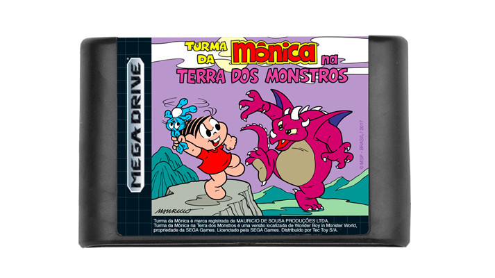 A Tectoy já começou a pré-venda do cartucho de Mônica na Terra dos Monstros