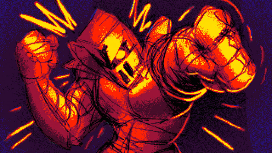Largue as armas e vista suas luvas para a porradaria de Fight Knight