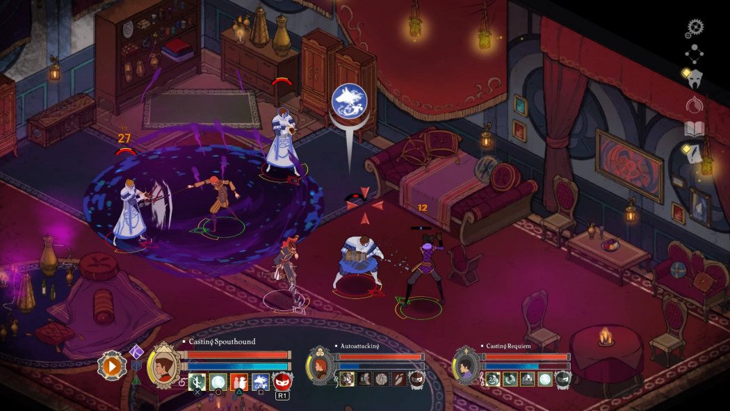 Masquerada Songs and Shadows: belo RPG isométrico desenhado à mão chega em agosto aos consoles