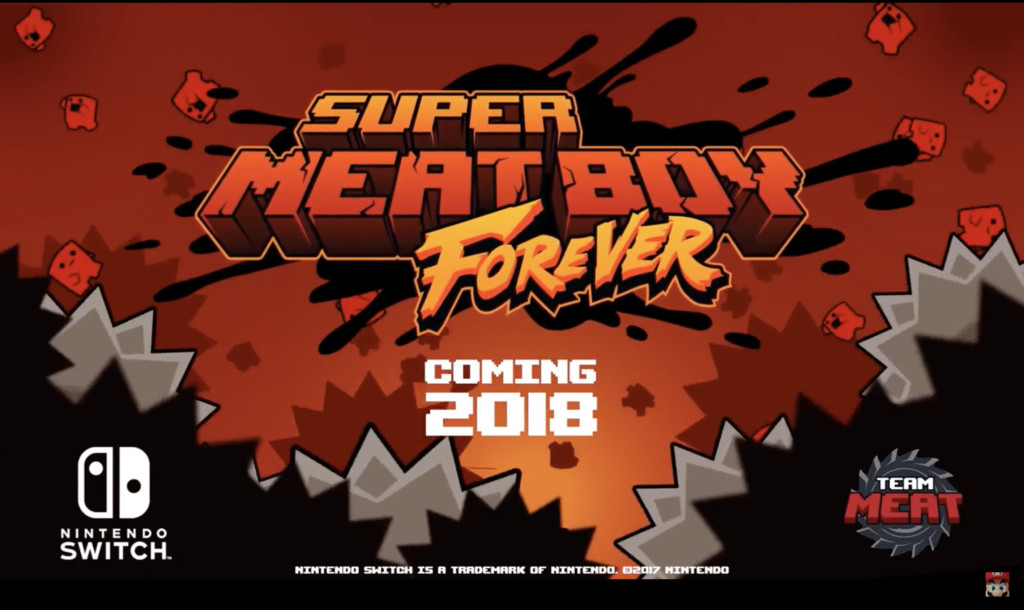 Super Meat Boy Forever é anunciado para 2018 como exclusivo temporário do Nintendo Switch
