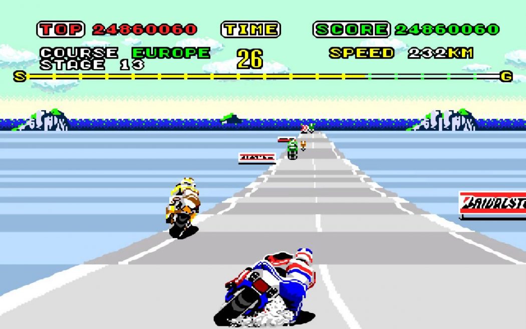 Tectoy divulga um jogo escondido dentro de seu Mega Drive: Super Hang On.