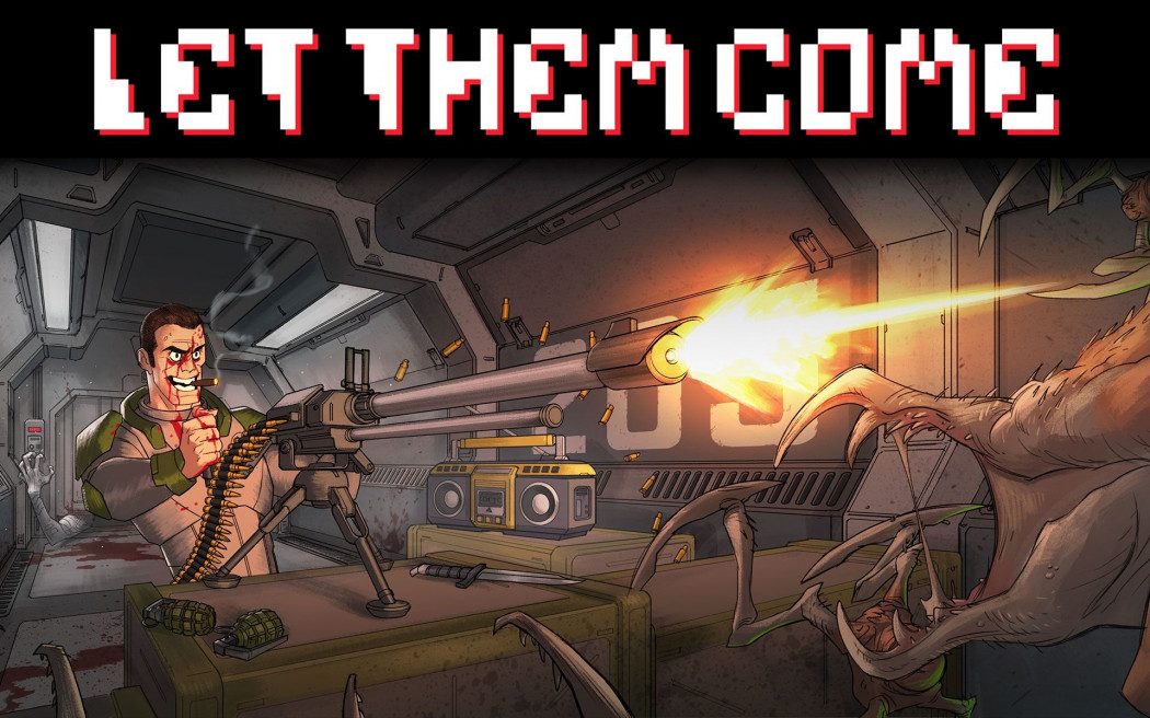 Análise Arkade: Let Them Come é você, uma metralhadora e hordas de aliens assassinos
