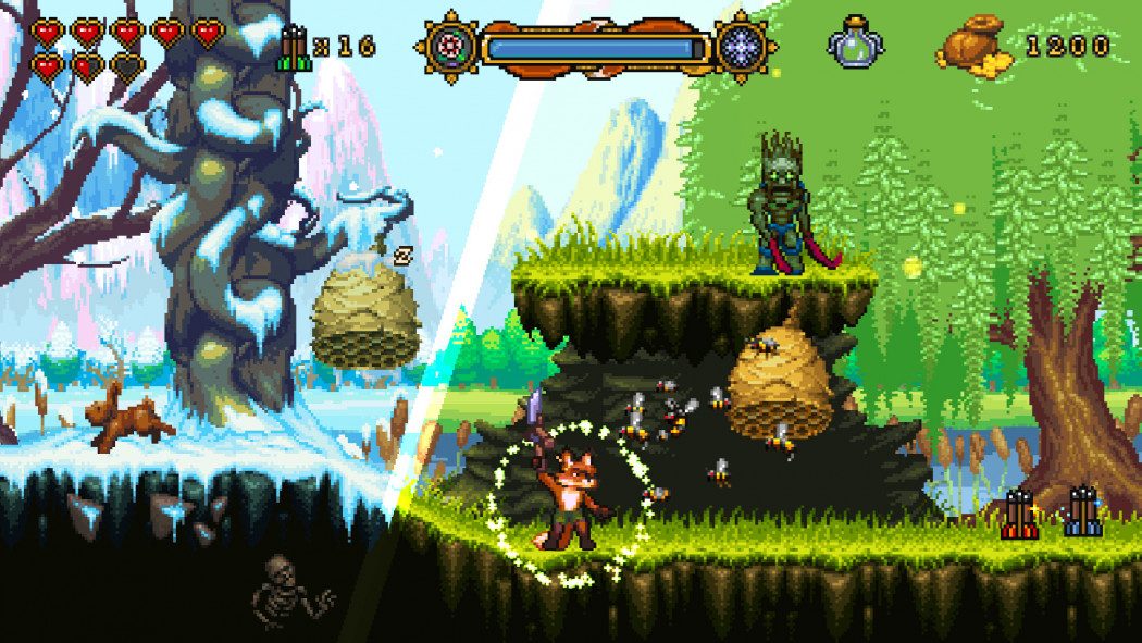 Fox n Forests: controle as estações neste simpático jogo de plataforma retrô