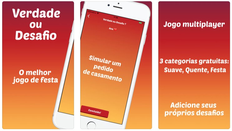 Jogo Verdade ou Desafio para smartphones evolui as clássicas brincadeiras dos tempos de escola