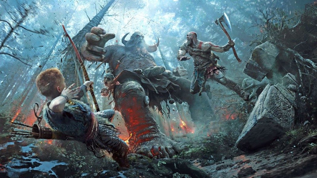 God of War ganha artes incríveis que levam seu mundo nórdico para os quadros