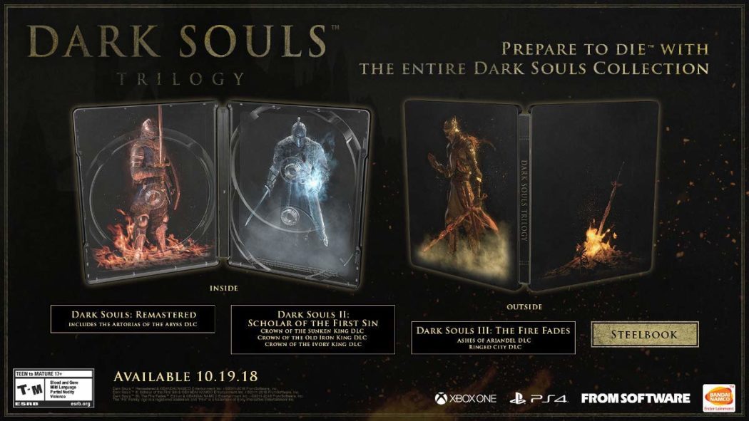 Coletânea com todos os games da franquia Dark Souls é anunciada