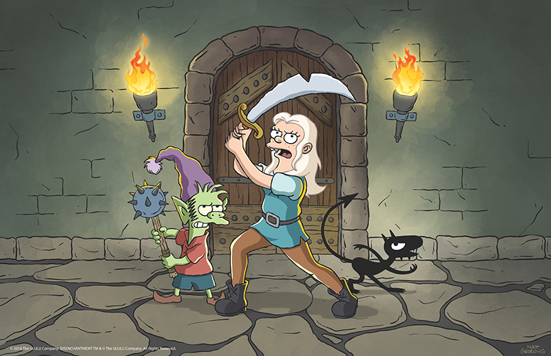 Arkade Séries - Já assistimos (Des)encanto, nova série do criador de Os Simpsons