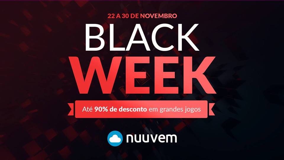 Começa a Black Week da Nuuvem, com jogos a 90% de desconto e sorteios