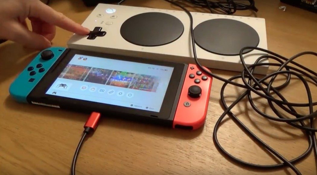 Conseguiram fazer funcionar o Adaptive Controller para o Nintendo Switch