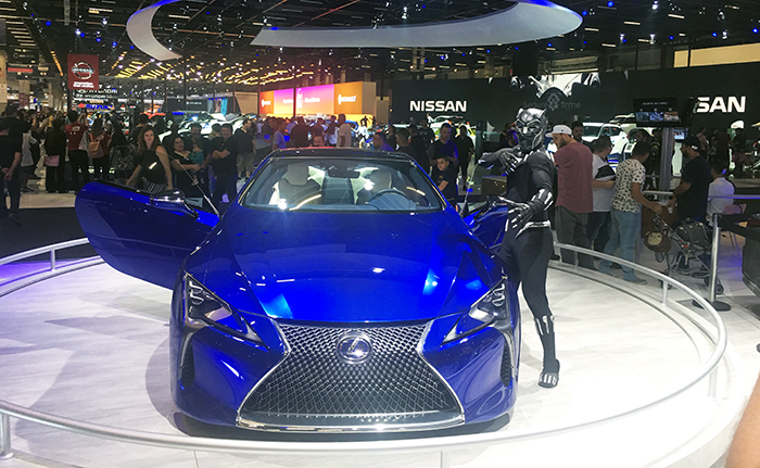 Salão do Automóvel 2018: Com o "carro do Pantera Negra", Toyota/Lexus aposta no híbrido