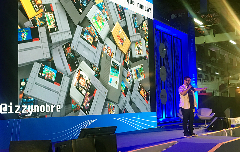 Campus Party 2019 - Izzy Nobre leva a relevância do retrogaming para o evento