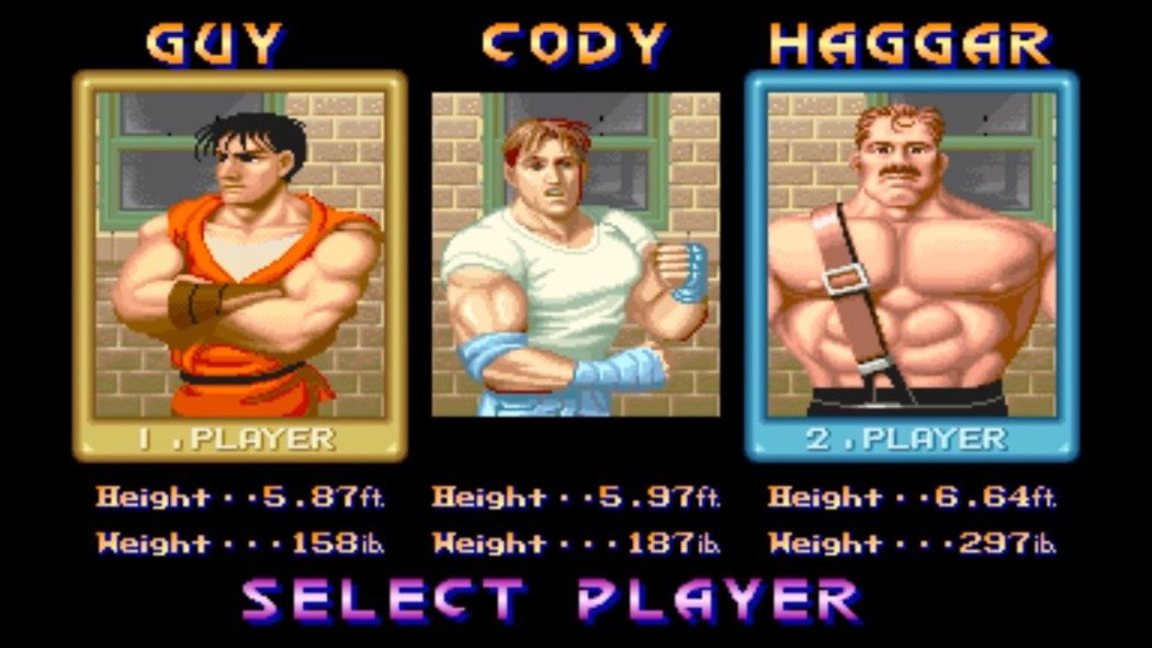 Final Fight: mod permitirá curtir o game em 3 players (30 anos após seu lançamento)