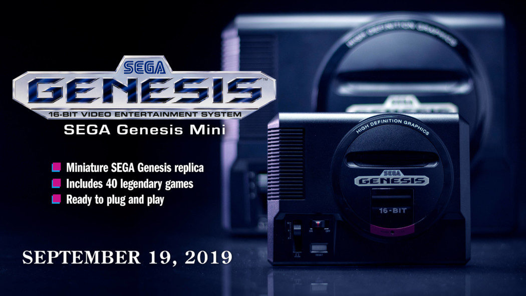 Sega anuncia data de lançamento (e alguns jogos) do Mega Drive Mini!