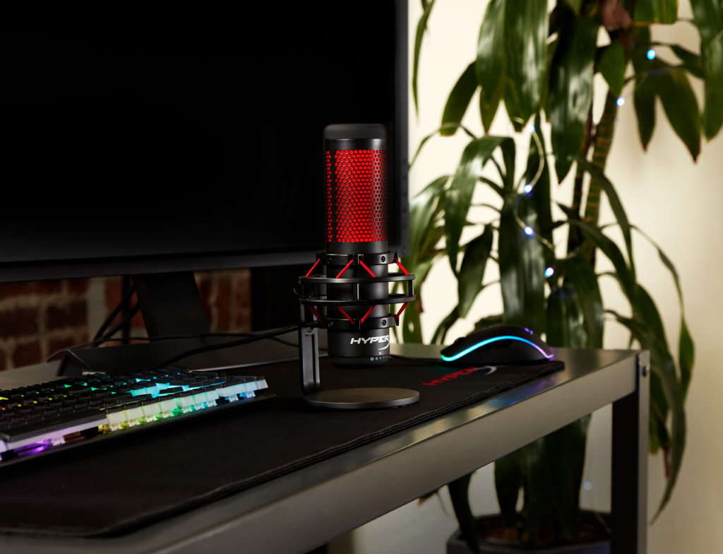 HyperX lança no Brasil o microfone para streams, podcast e casters Quadcast