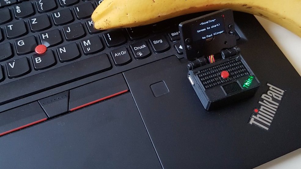 O ThinkTiny é um ThinkPad minúsculo que até roda alguns games (menos Doom)
