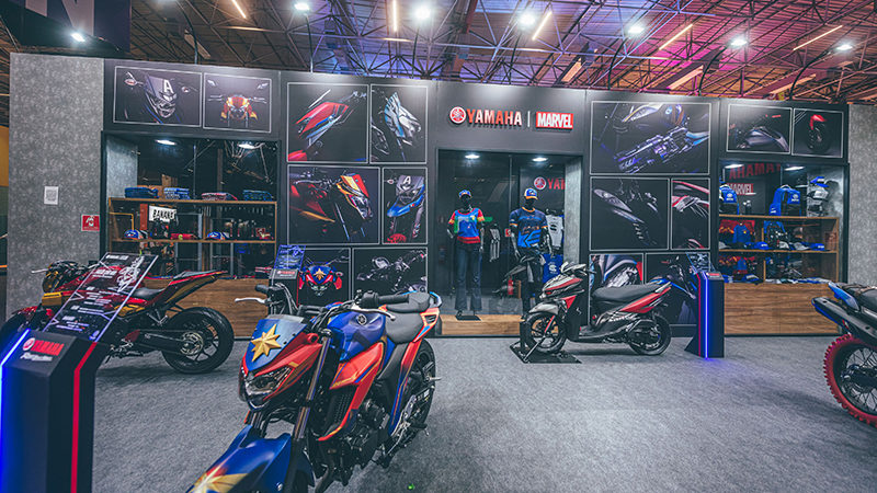 CCXP 2019 - Yamaha apresenta parceria com a Marvel e motos inspiradas nos Vingadores