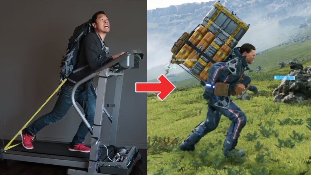 Um cara transformou uma esteira ergométrica em um controle para jogar Death Stranding