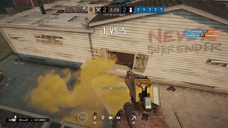 Este jogador de Rainbow Six tentou desistir da rodada e olha só o que aconteceu!
