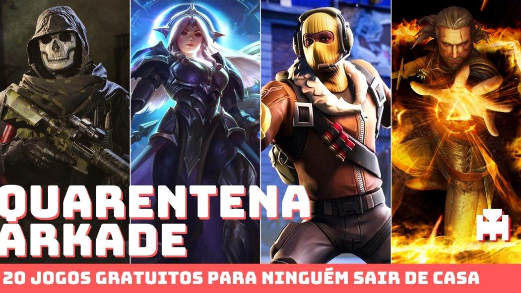 Quarentena Arkade: 20 bons games gratuitos para ninguém sair de casa!