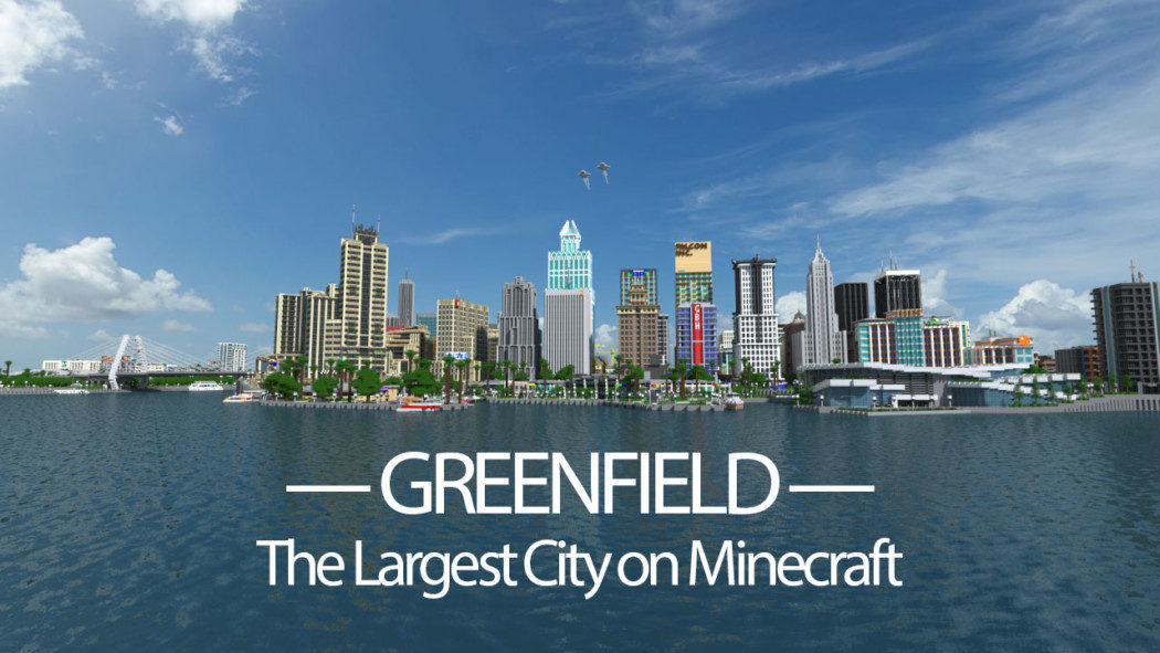 Minecraft: que tal visitar Greenfield, a maior cidade já construída dentro do game?