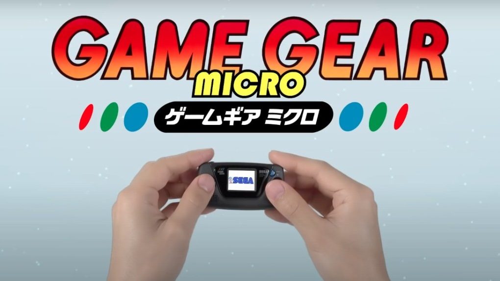 SEGA anuncia o seu Game Gear Micro, versão miniatura de seu portátil