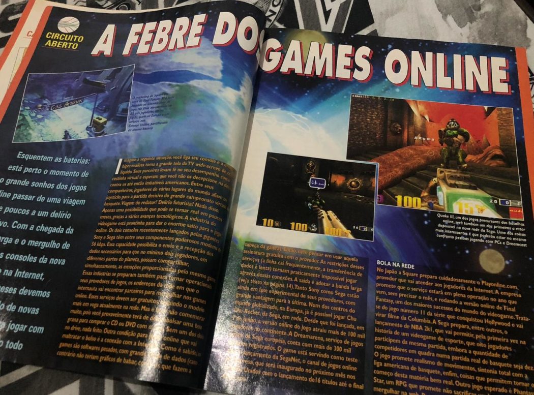 RetroArkade - A SGP falou de games online em agosto de 2000