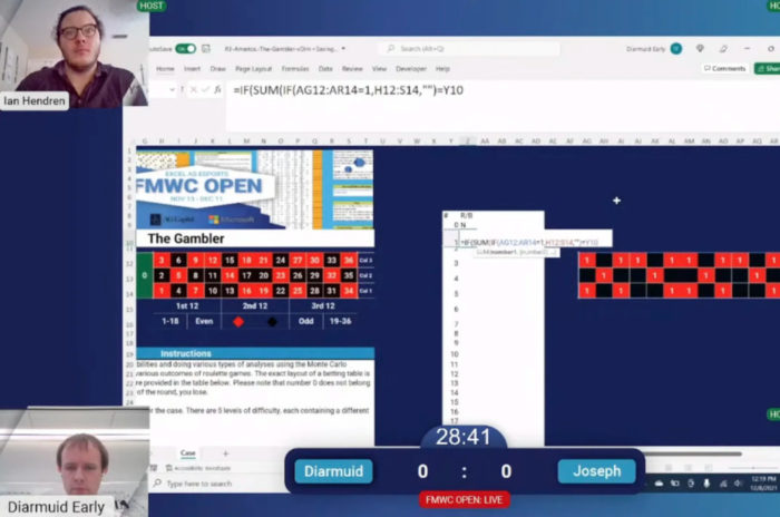Finais do "eSport" de Excel define quem é o melhor do mundo no software