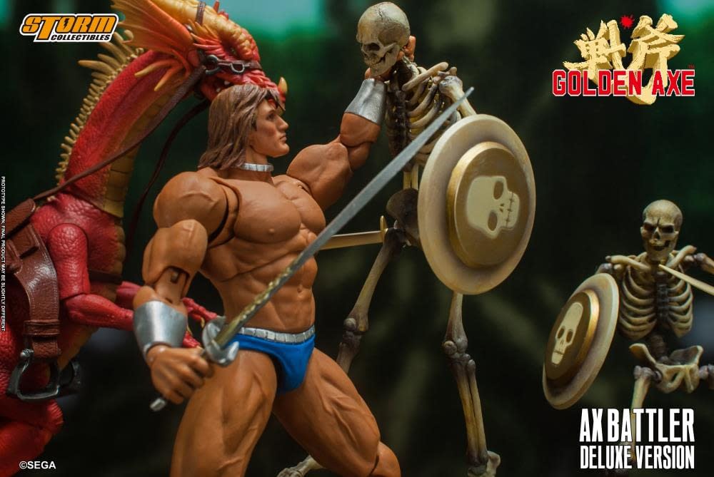 Golden Axe vai ganhar linha de bonecos com heróis, vilões e montarias!