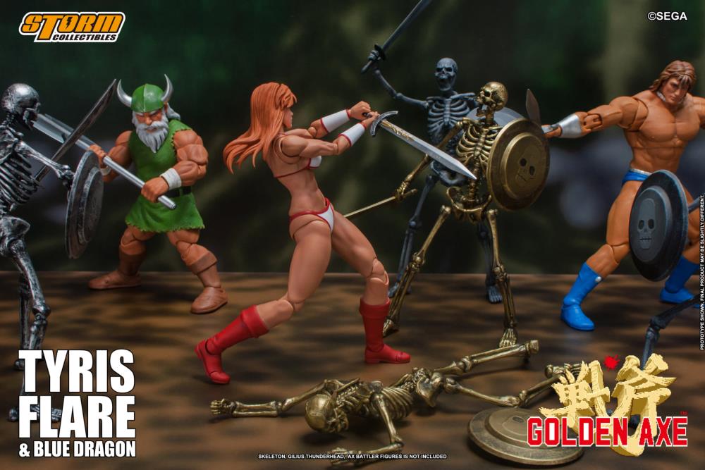 Golden Axe vai ganhar linha de bonecos com heróis, vilões e montarias!