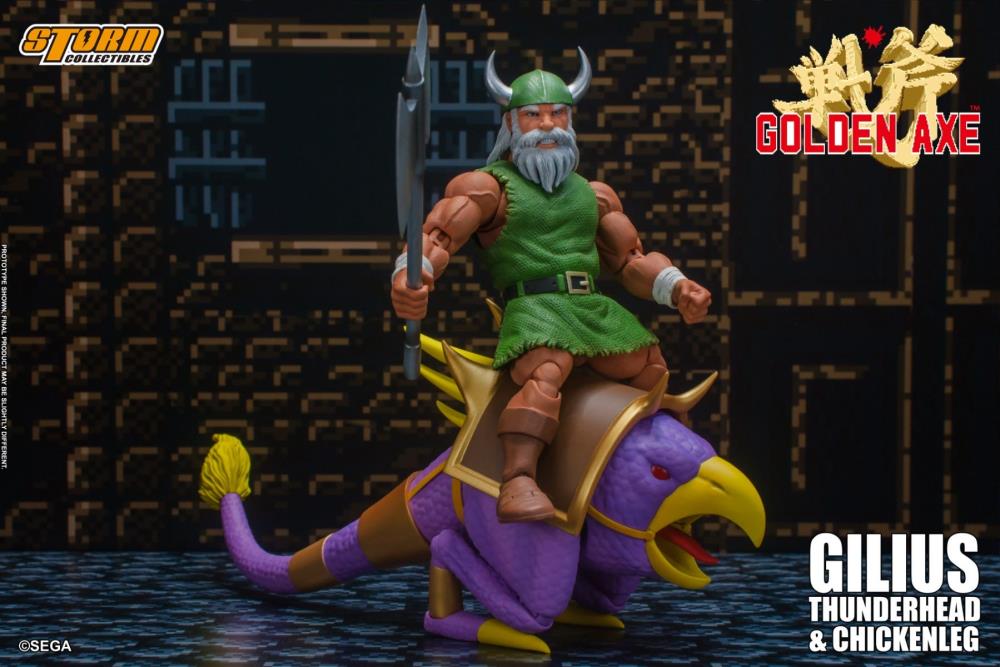 Golden Axe vai ganhar linha de bonecos com heróis, vilões e montarias!