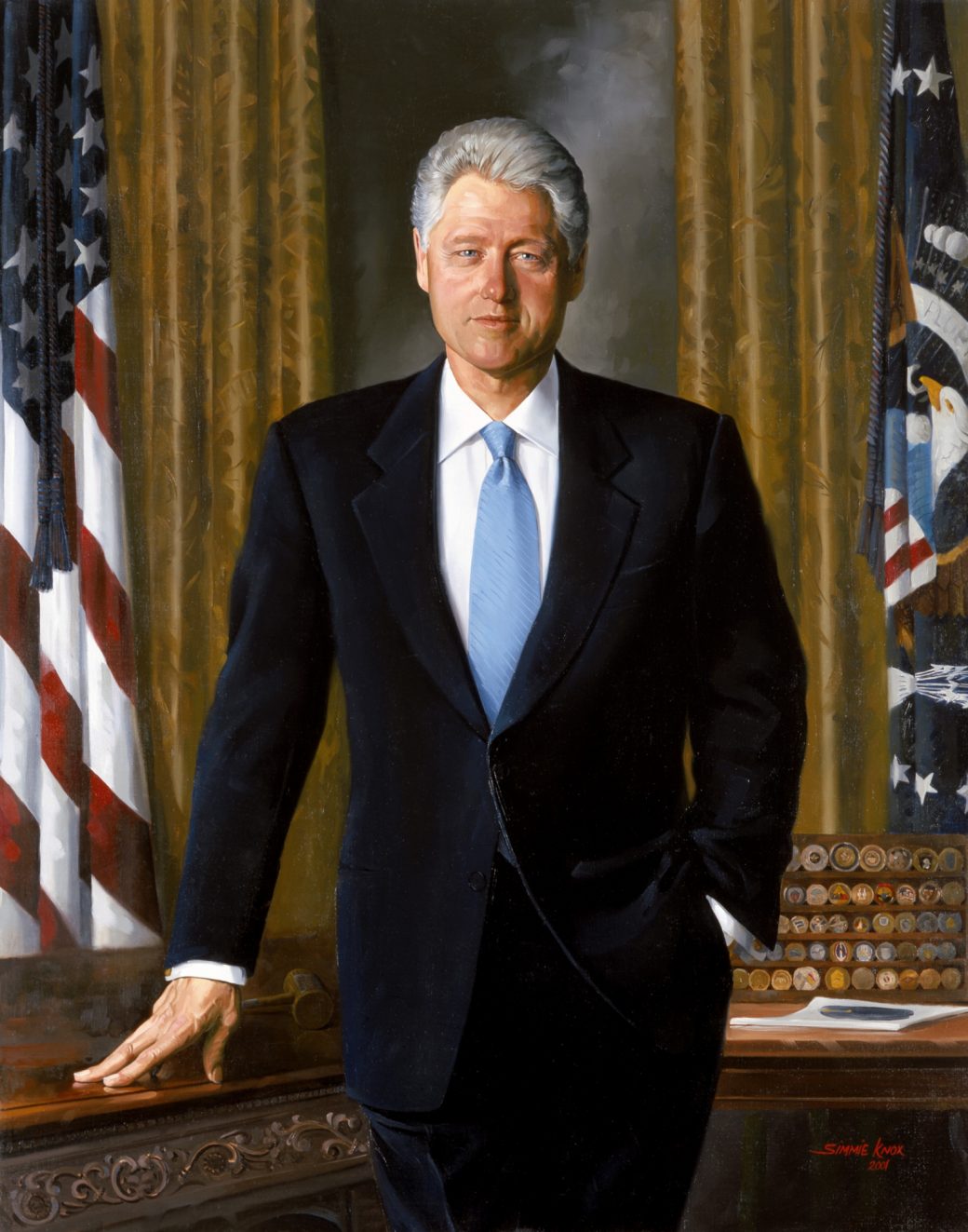 Bill Clinton aparece em Gulty Gear Strive, como "homenagem" a sua crítica em 1999