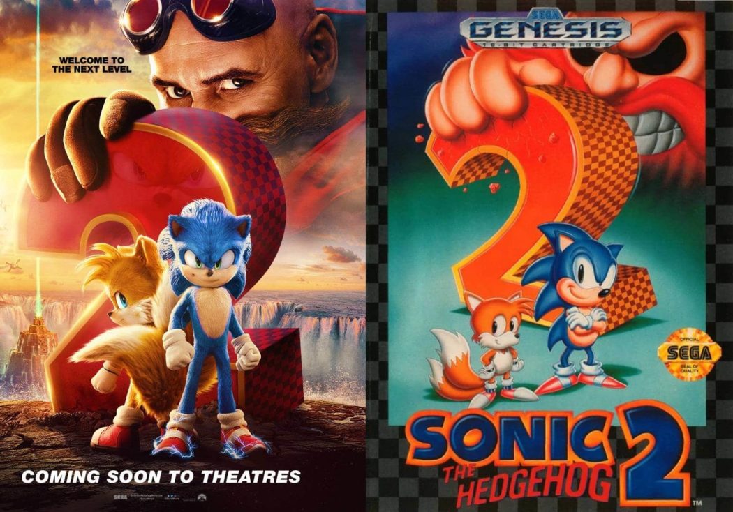 Eis Knuckles e Tails no filme Sonic 2