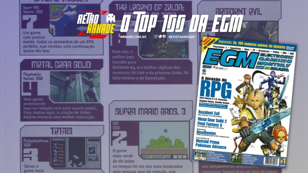 Game Informer elege os 100 melhores jogos de RPG de todos os tempos!