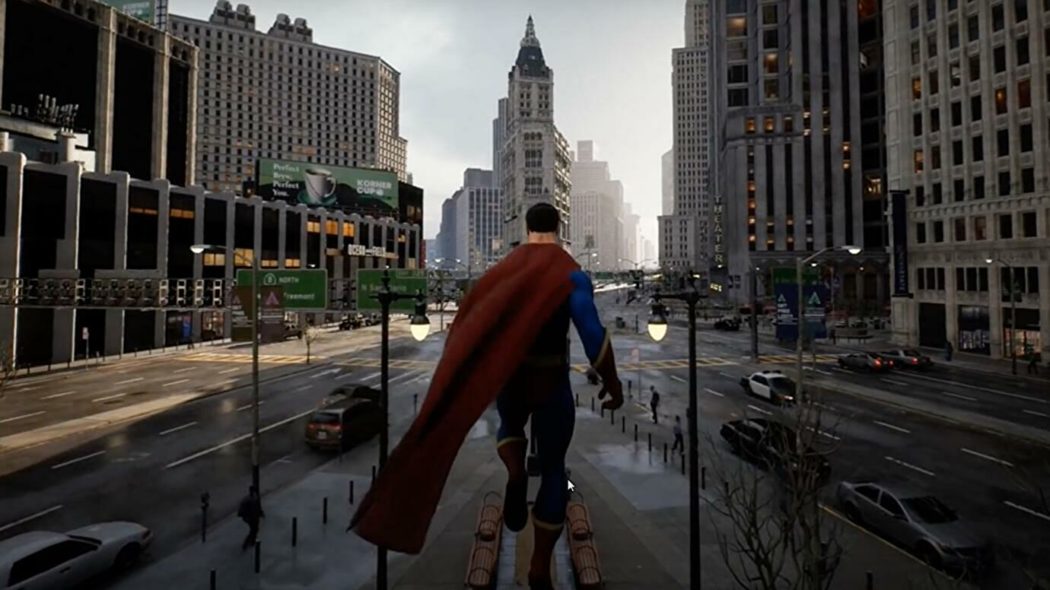 Demo de Superman na Unreal Engine 5 foi colocada à venda contra a vontade de seu criador