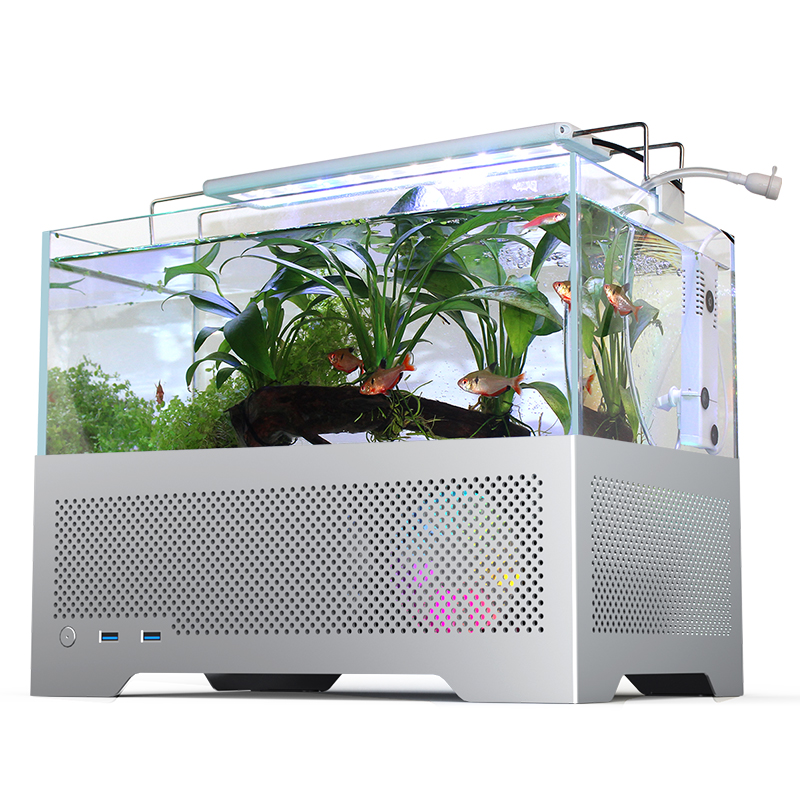 Este gabinete de PC também é um aquário, opção para quem curte games e natureza