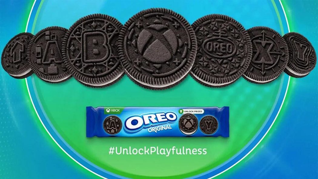 A Oreo é a nova parceira do Xbox, e vai oferecer bolachas com recompensas em jogos