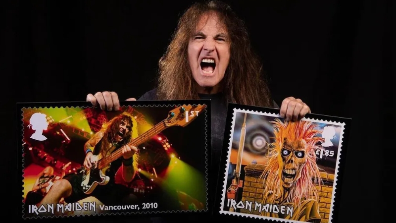 O Iron Maiden vai estampar uma série de selos no Reino Unido