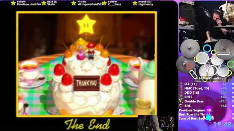 Streamer termina Super Mario 64 em 20 minutos usando uma bateria de controle