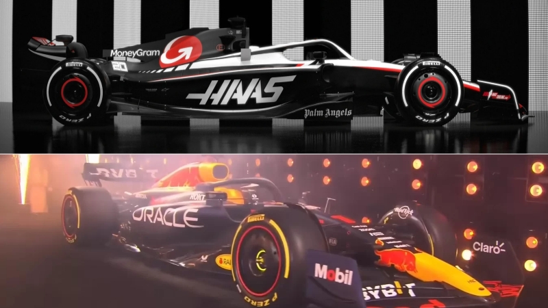 A Haas e a Red Bull já apresentaram seus carros para a temporada 2023 da Fórmula 1