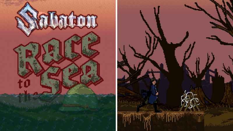 Sabaton lança game de navegador no “estilo NES” baseado na música Race to the Sea