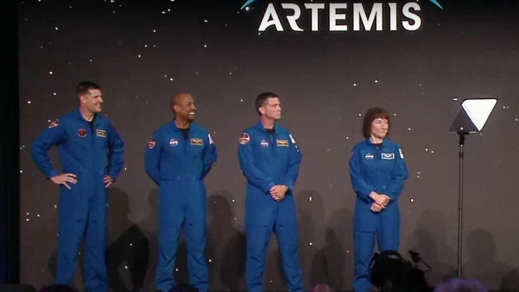 NASA apresenta os astronautas que participarão da missão Artemis II