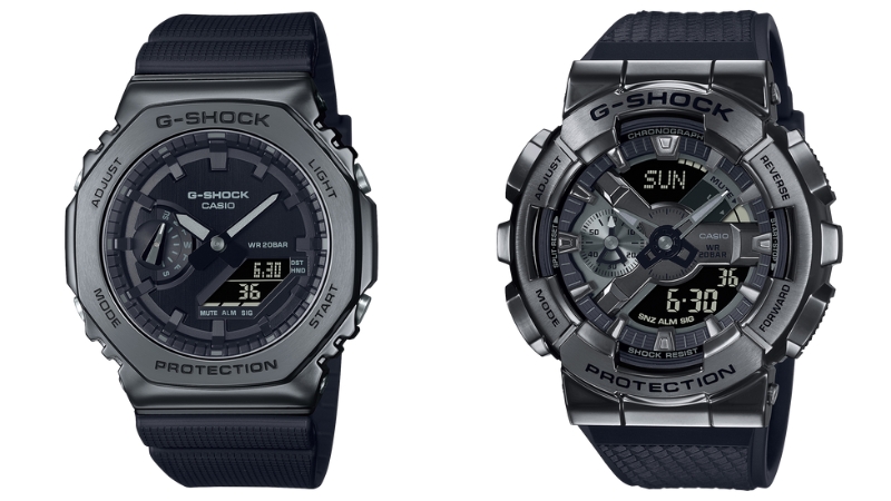 Casio apresenta nova linha Metal Black on Black, com dois relógios "all black"