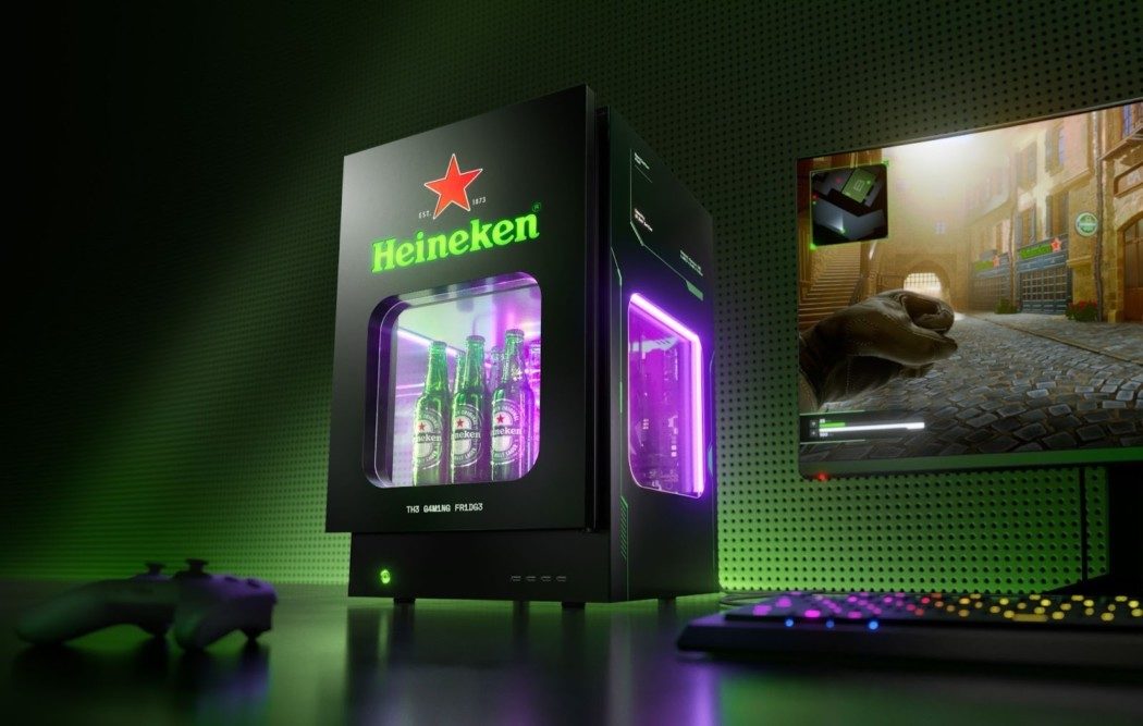 Heineken apresenta dispositivo que resfria o PC e gela cerveja ao mesmo tempo