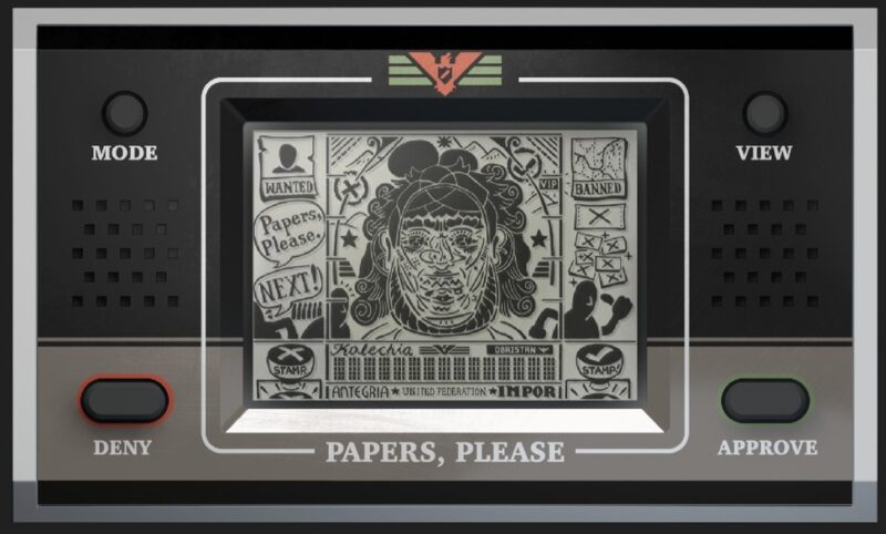 Papers, Please comemora 10 anos de seu lançamento com um Demake ao estilo Tiger Electronics