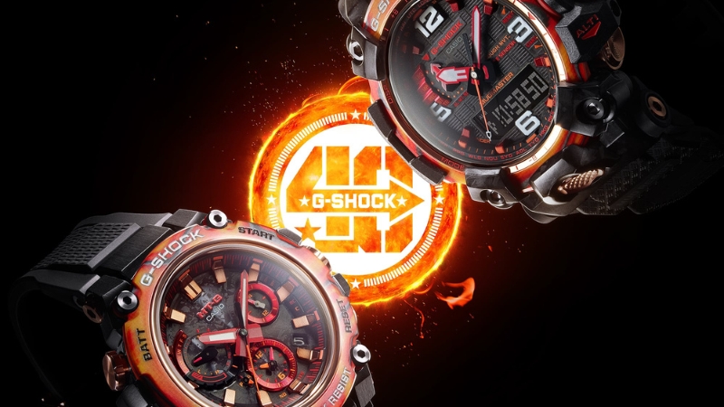 G-Shock comemora seus 40 anos de legado com novos relógios Flare Red