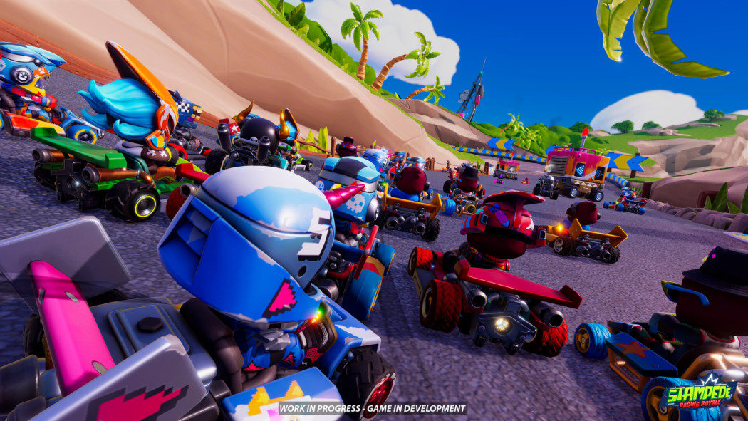 Stampede: Racing Royale, um "Mario Kart" para 60 jogadores, chega em  setembro