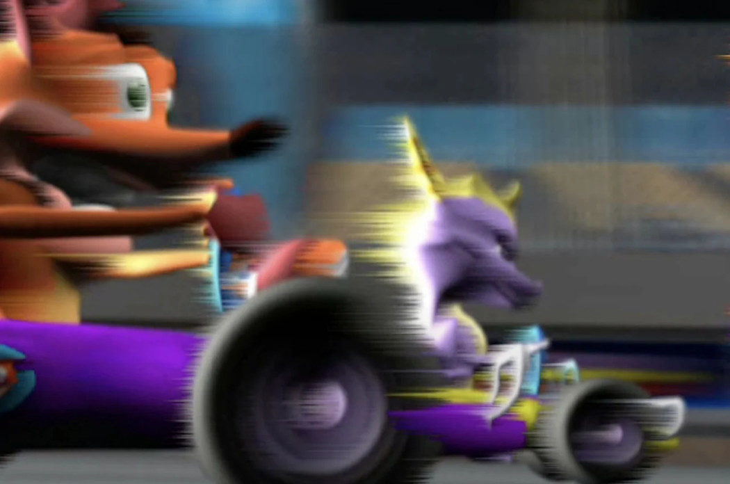 Encontraram um protótipo de um Crash vs. Spyro Racing que nunca existiu