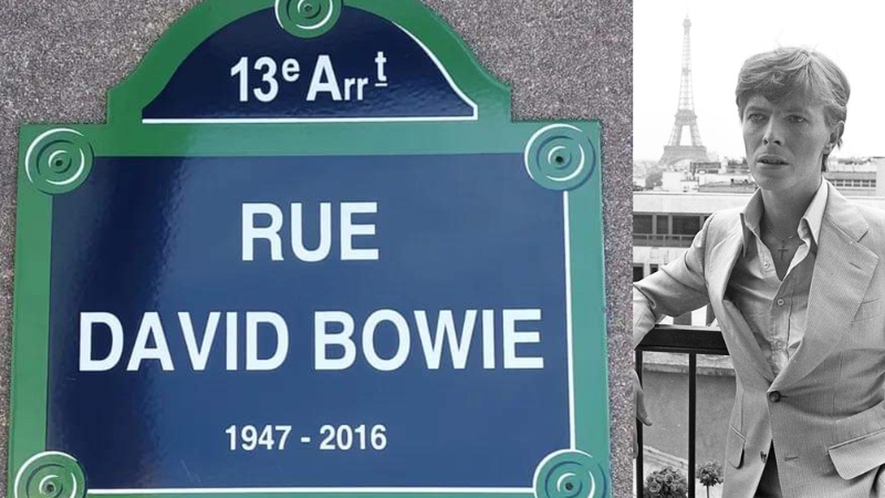 David Bowie vira nome de rua em Paris