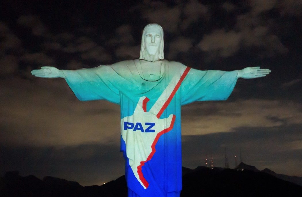 Rock in Rio comemora seus 39 anos com projeção no Cristo Redentor